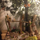 Image for article titled One man's glorious tribute to Ewok action Figures